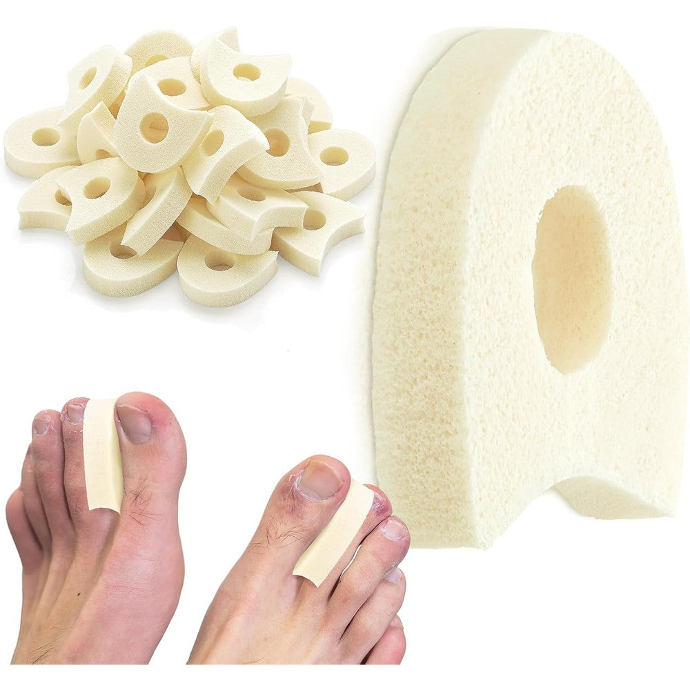 TrelaCo foam toe separators front view packaging