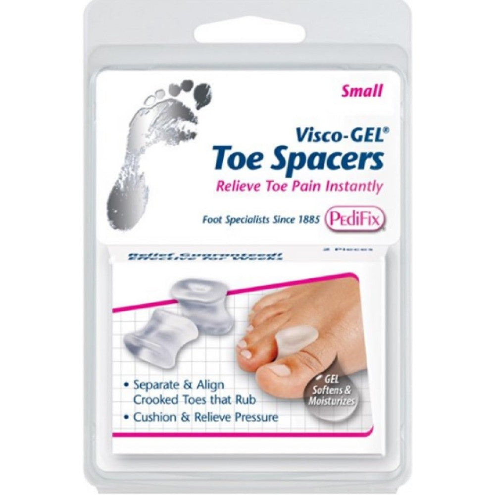 Pedifix Visco-Gel Toe Spacers Small front view