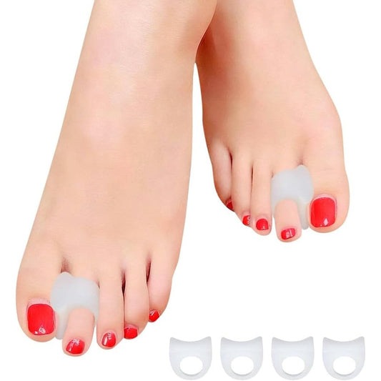 ZenToes gel toe separators 4 pack white front view