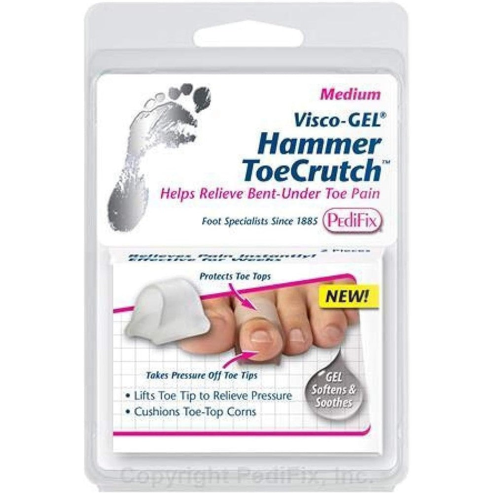 Pedifix Visco Gel Hammer Toe Crutch front view of gel support