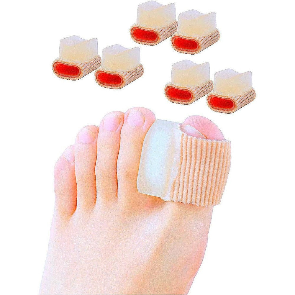 Povihome 6 pack gel toe spacer separators front view