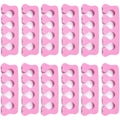 Quacc 12 pieces sponge toe separators front view