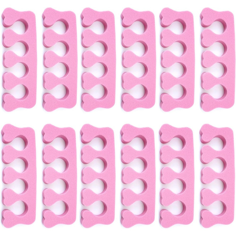 Quacc 12 pieces sponge toe separators front view