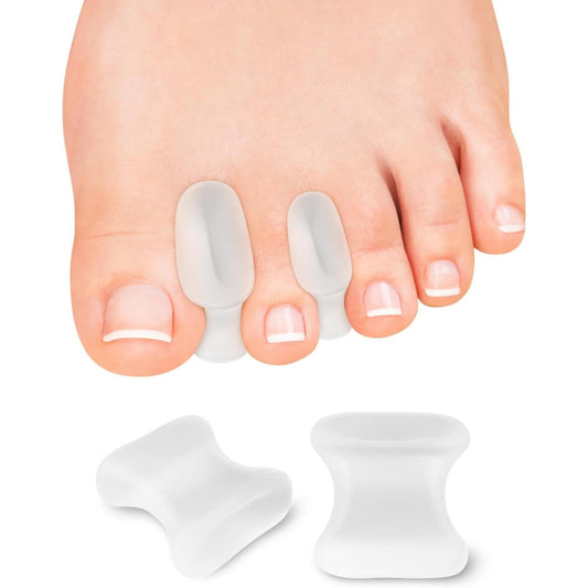 Pgrode 12 pack gel toe separators front view for bunion pain relief