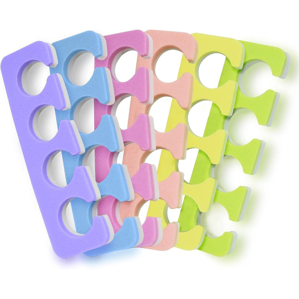 Zmoi toe separators set 24 pieces front view for pedicure