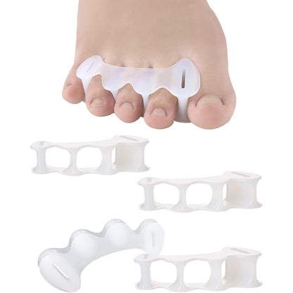 Golbylicc silicone toe separators front view for bunion relief
