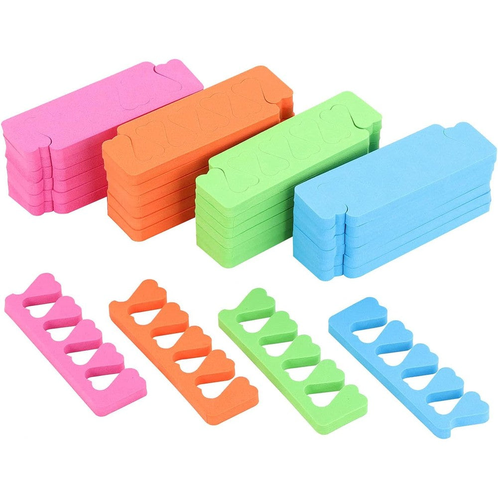 Tecbeauty 48 piece sponge toe separators set front view