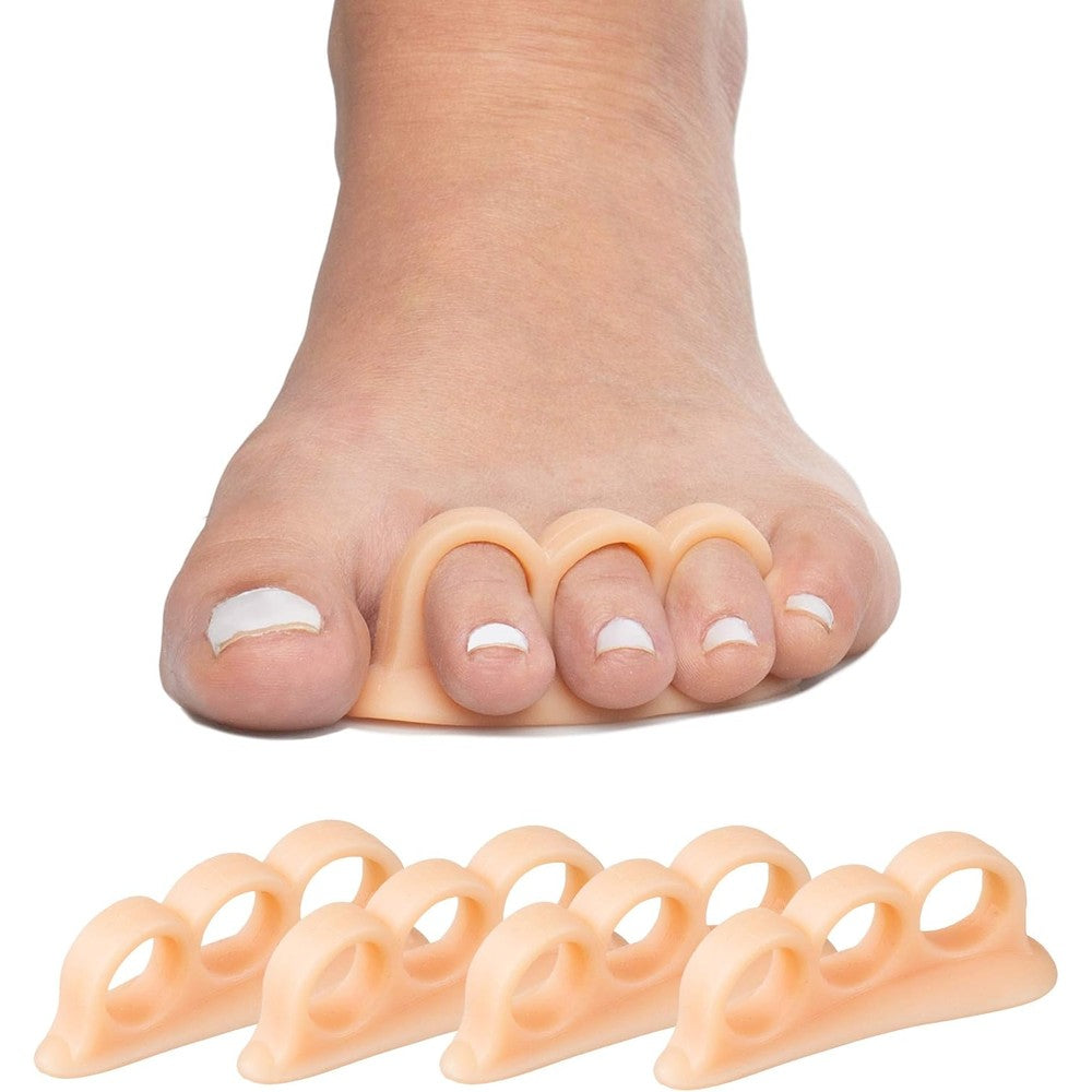 ZenToes hammer toe corrector front view showing triple loop design