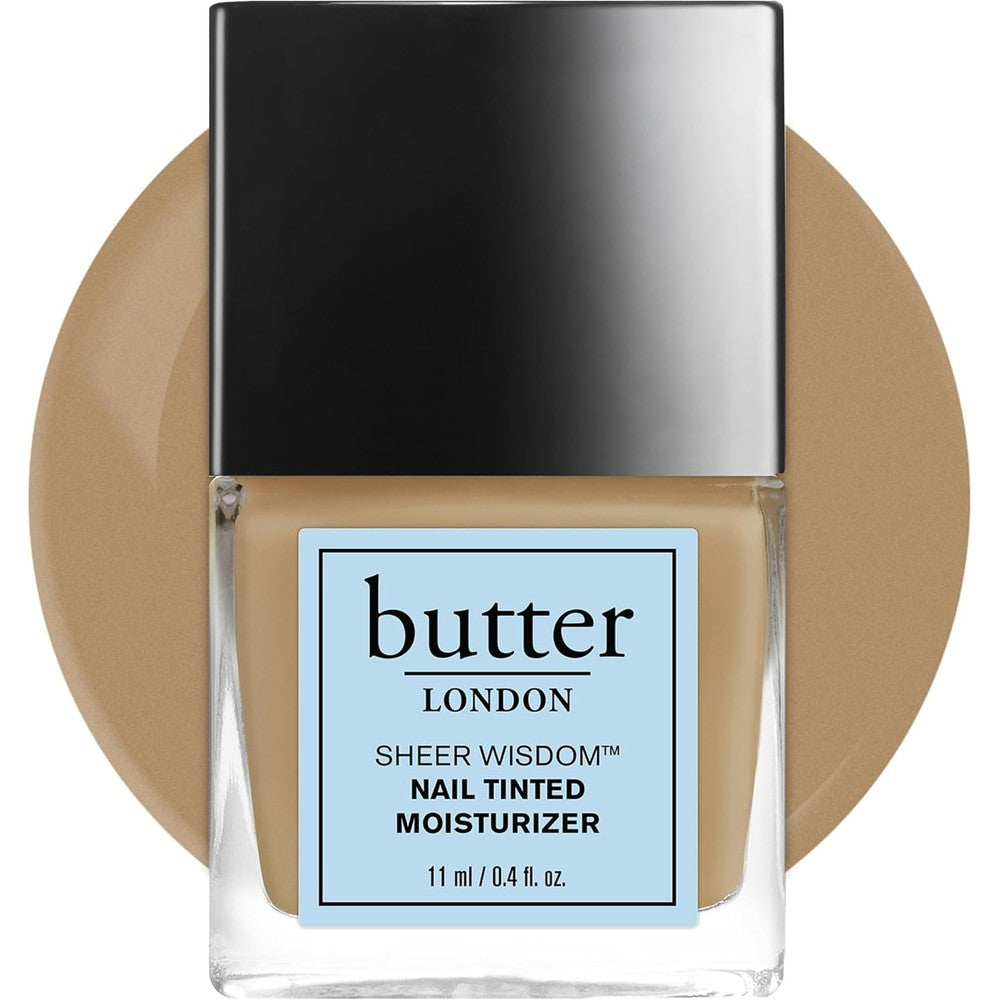 Butter London Sheer Wisdom Nail Tinted Moisturizer bottle front view