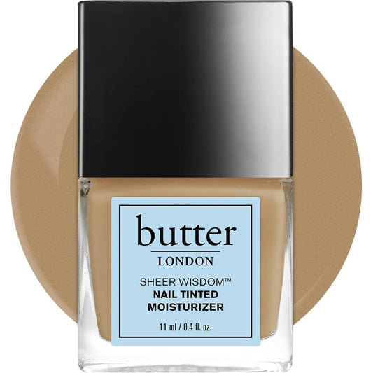 Butter London Sheer Wisdom Nail Tinted Moisturizer bottle front view