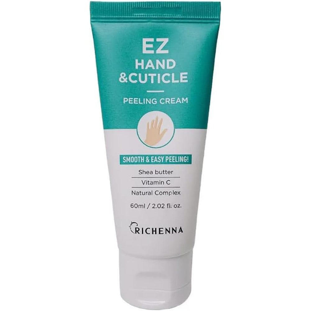 Richenna EZ Hand and Cuticle Peeling Cream front view packaging