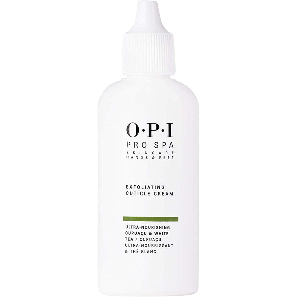 OPI ProSpa Exfoliating Cuticle Cream tube front view for nail care