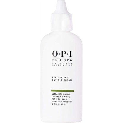 OPI ProSpa Exfoliating Cuticle Cream tube front view for nail care