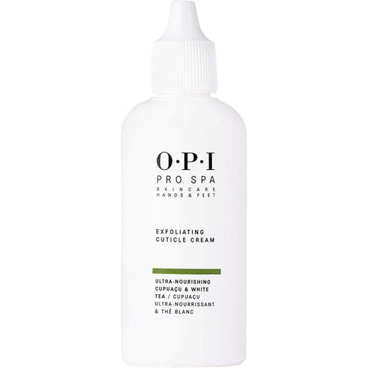 OPI ProSpa Exfoliating Cuticle Cream tube front view for nail care