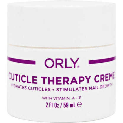 Orly Cuticle Therapy Cream 2 Fluid Ounce jar front view for professional nail care.
