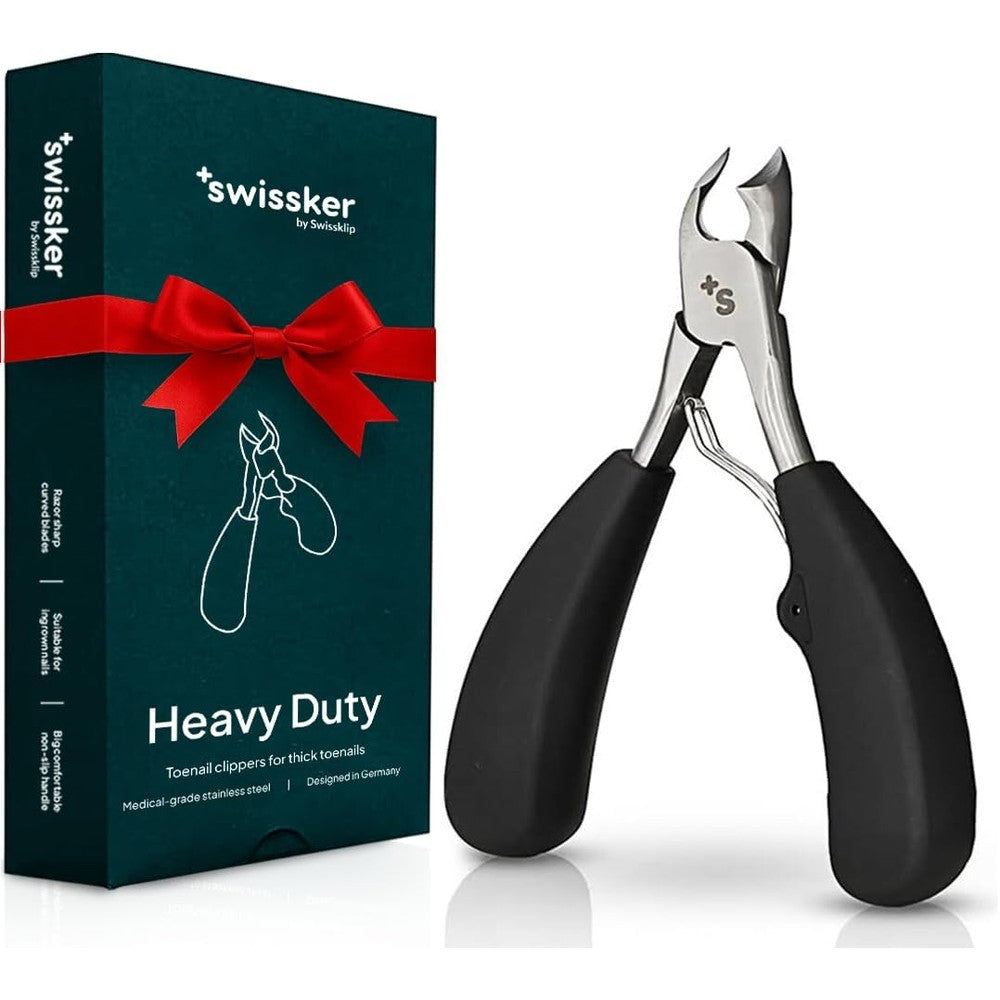 Swissklip heavy duty toenail clipper front view professional grade