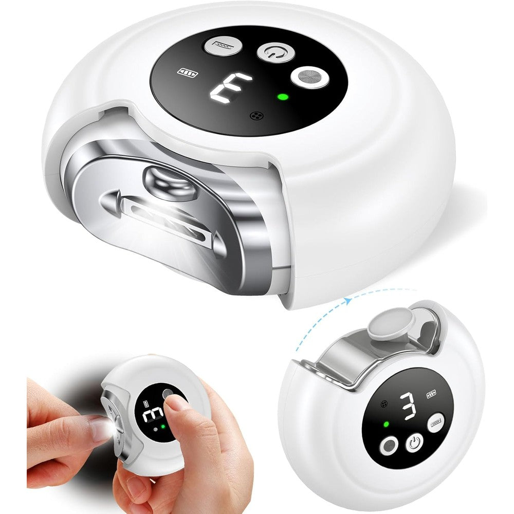 Miniso 3-in-1 electric nail clipper front view