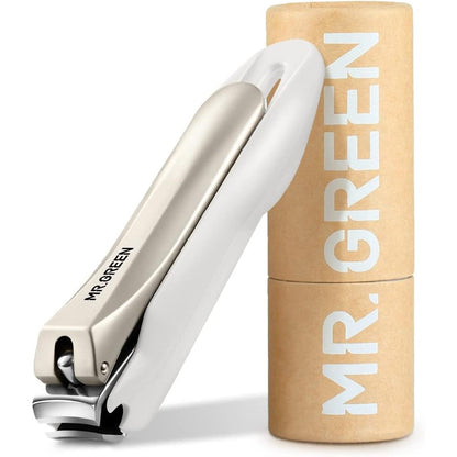 Mr. Green anti-splash stainless steel nail clipper front view