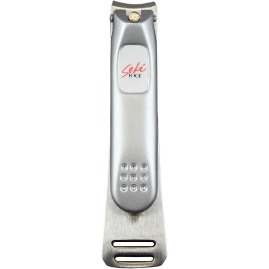 Seki Edge SS-106 stainless steel fingernail clipper front view