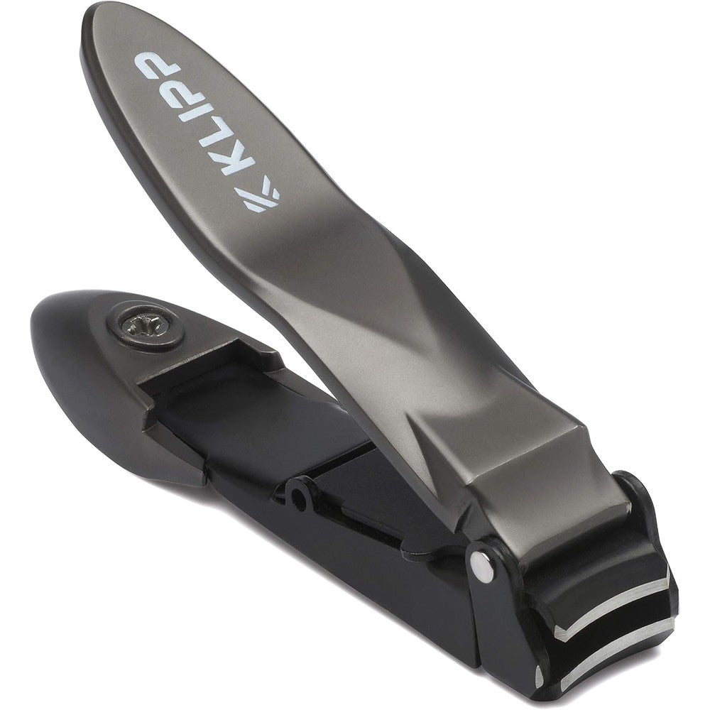 KLIPP heavy duty nail clippers for men with catcher front view