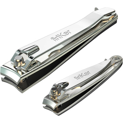 FiriKer stainless steel nail clipper set front view