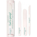 Manucurist Glass Nail Accessory Trio set featuring file buffer and pusher