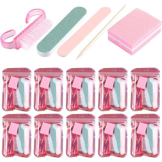 Fcozpjk Disposable Manicure Kit 10 Packs front view