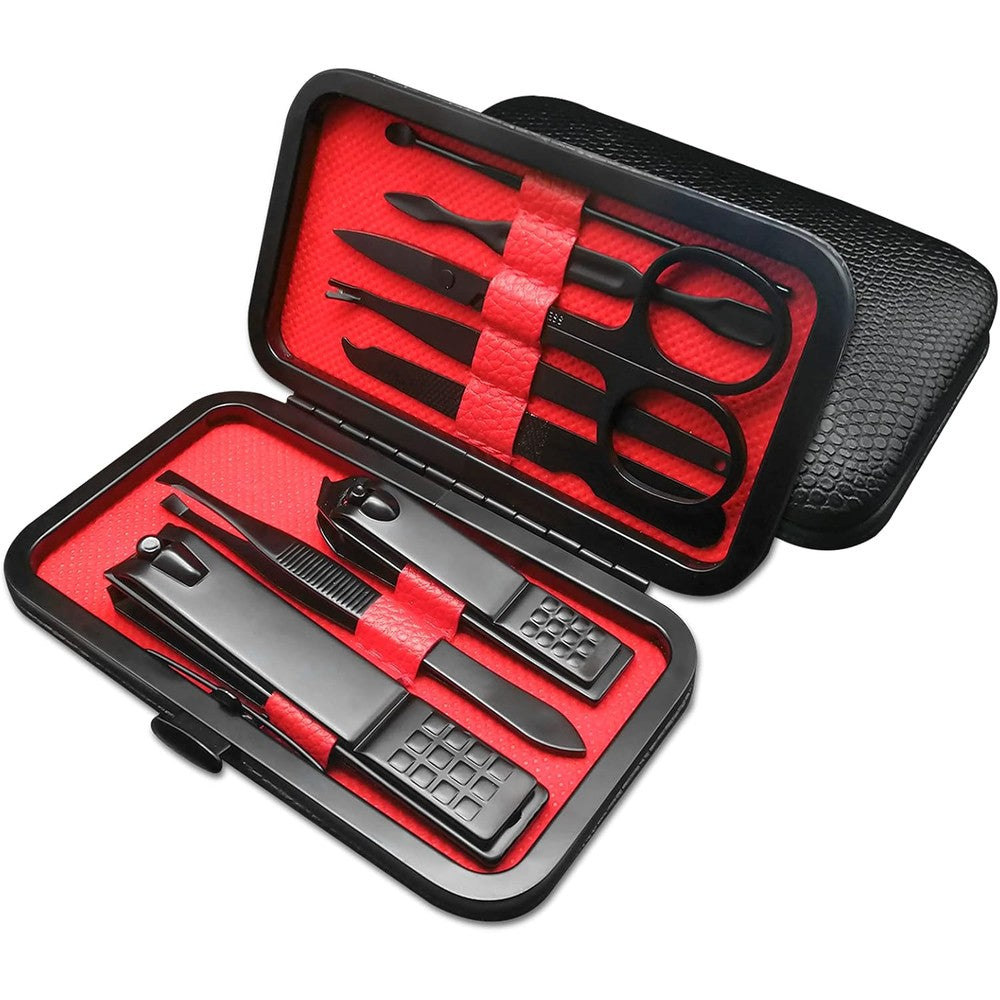 Aullua 8-piece premium manicure set front view