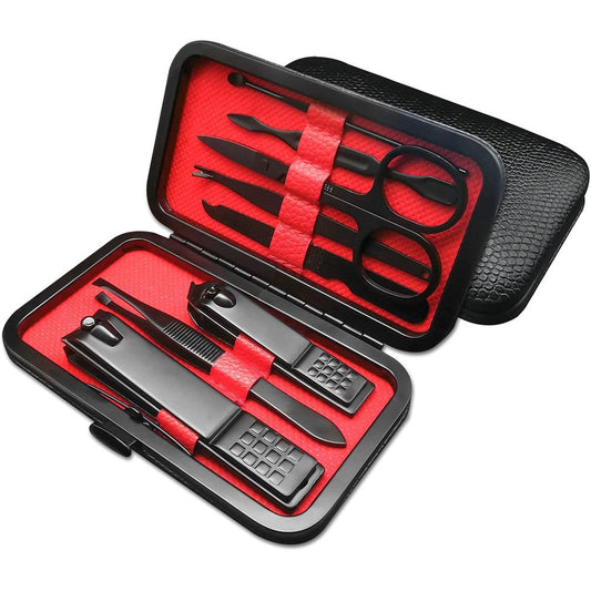 Aullua 8-piece premium manicure set front view