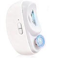 VLZLQ 2026 Upgrade 2-in-1 electric nail clipper white front view