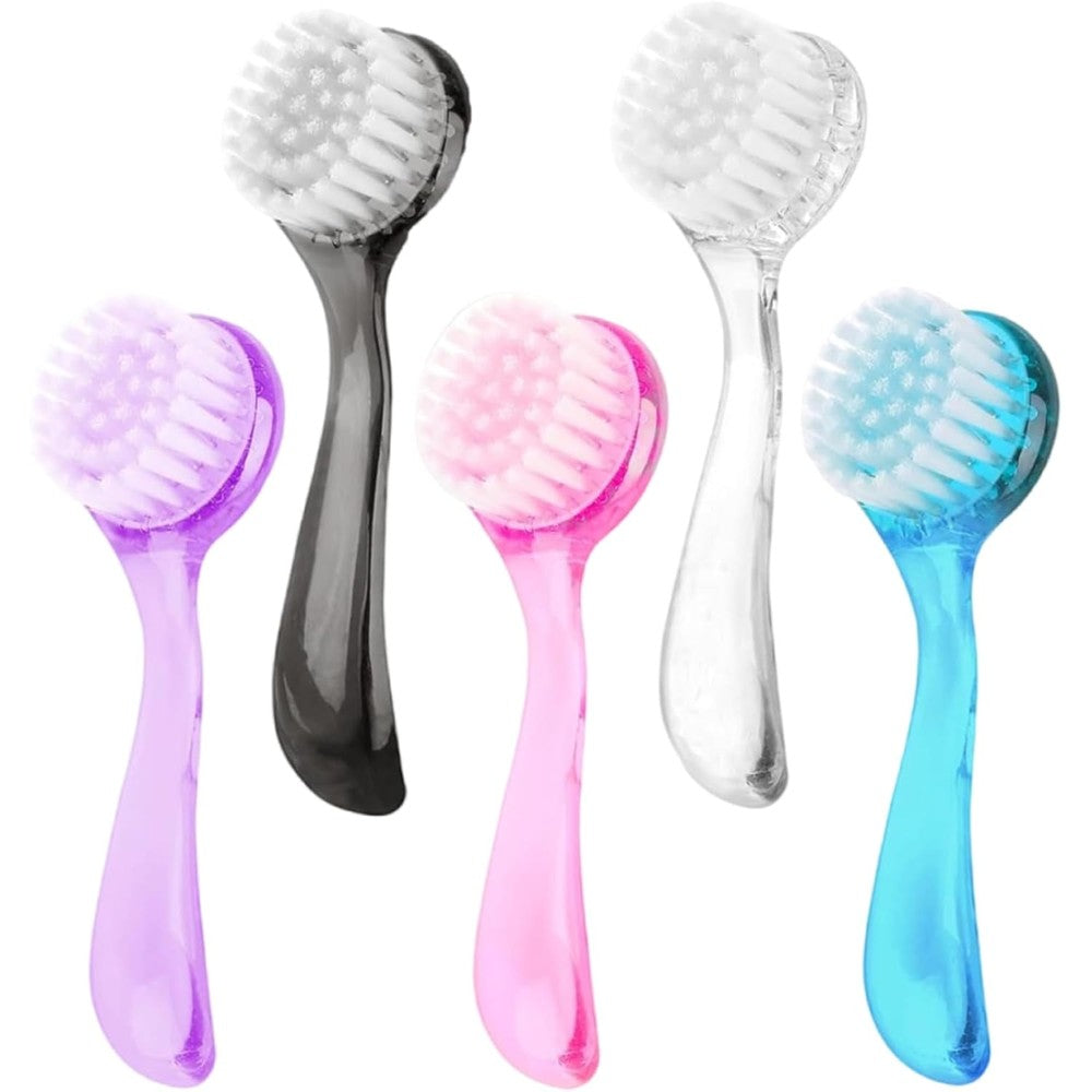Zijipjy 5Pcs soft nail dust cleaning brush set front view