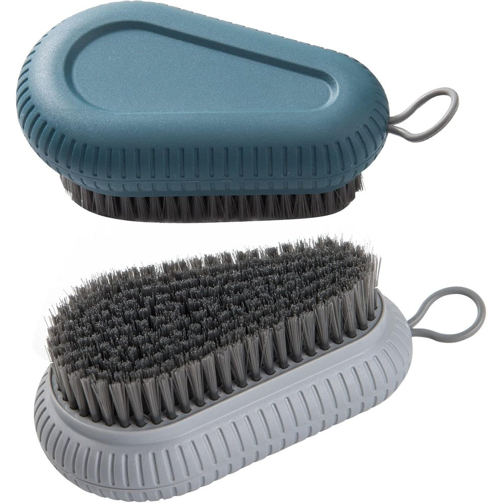 Canipha 2 Pcs heavy duty nail scrub brush set front view