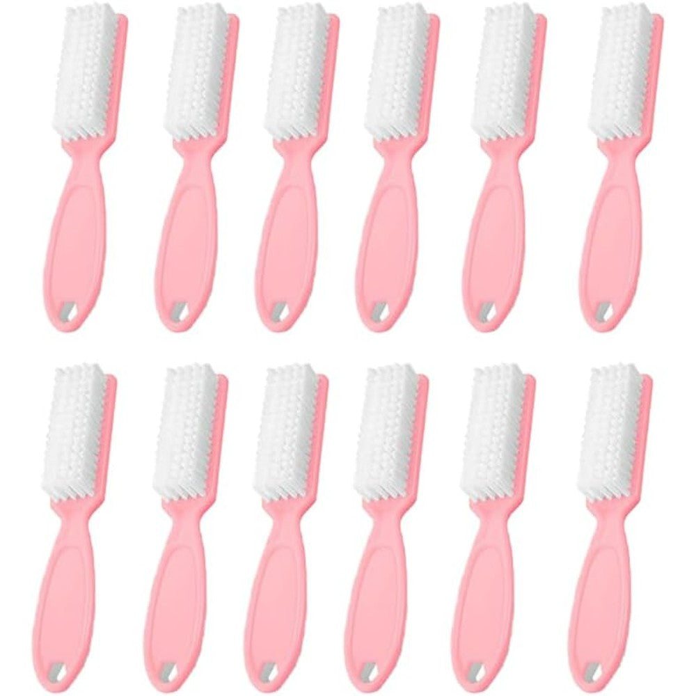 SQULIGT handle grip nail cleaning brush pack of twelve front view