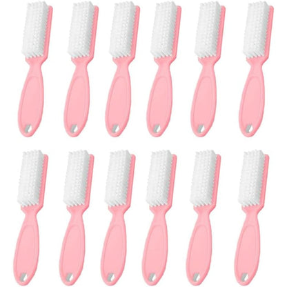SQULIGT handle grip nail cleaning brush pack of twelve front view