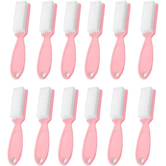SQULIGT handle grip nail cleaning brush pack of twelve front view