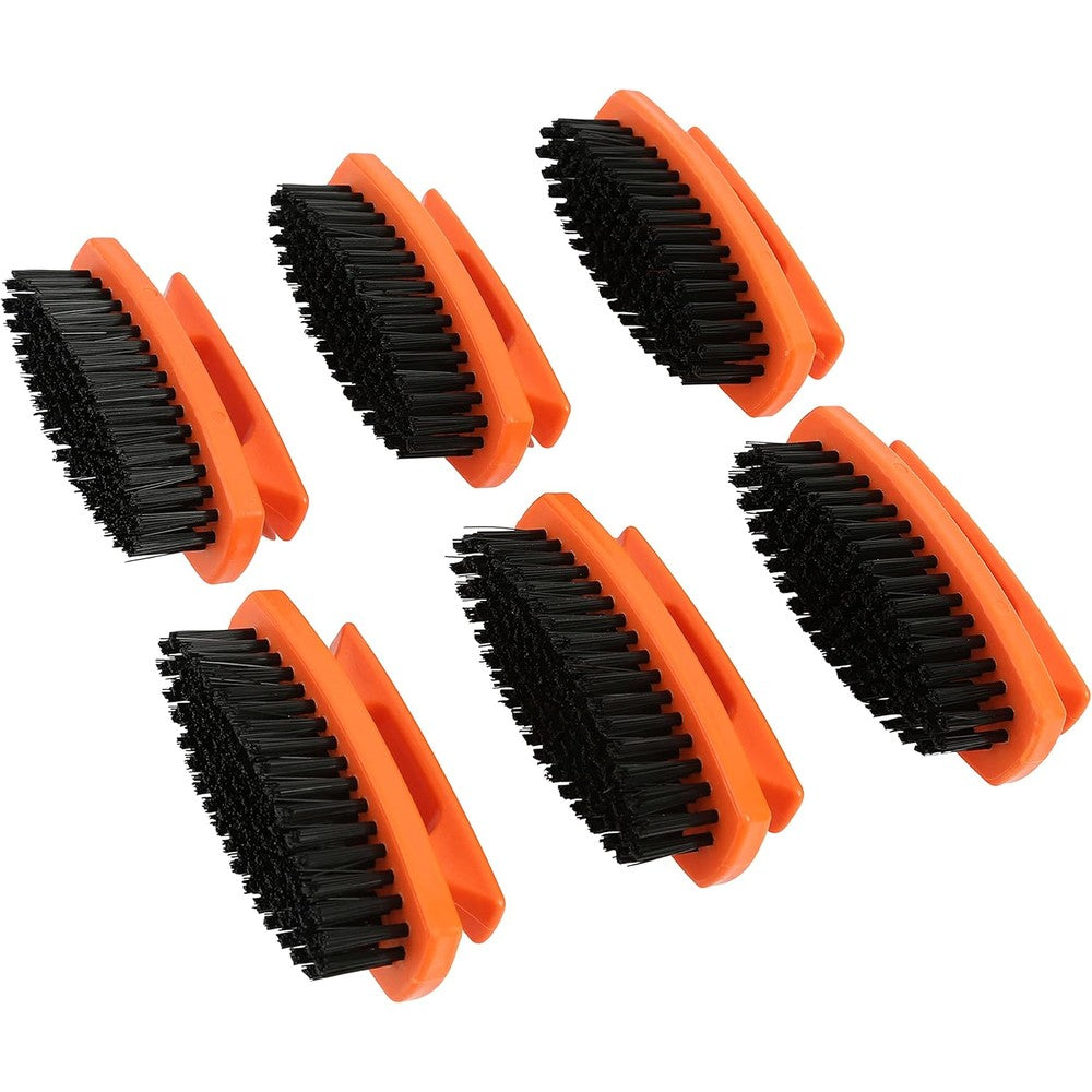 Great Neck 19025 nail brush set 6 pack front view