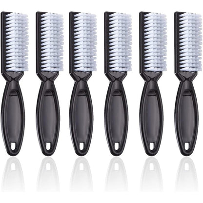 SQULIGT handle grip nail brush set in black showing front view of the packaging.