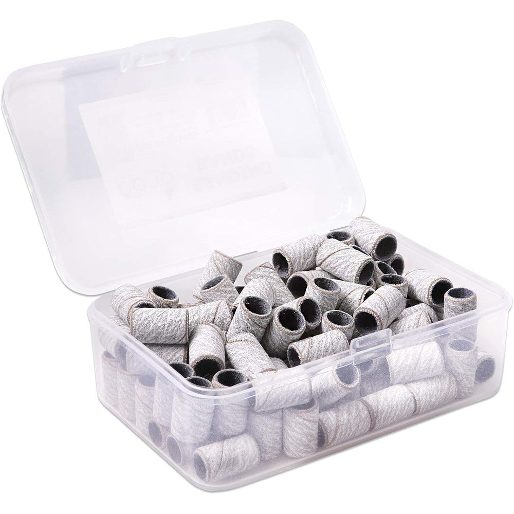 Pana 100 piece professional zebra nail sanding bands pack