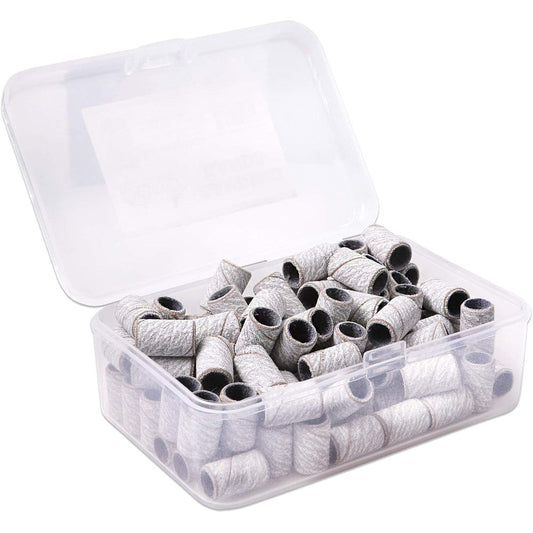 Pana 100 piece professional zebra nail sanding bands pack