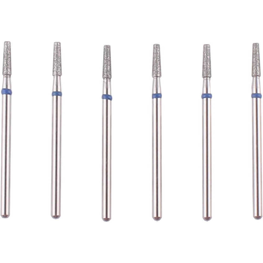 MZCMSL Tapered Barrel Cuticle Drill Bit Set front view with clear storage case