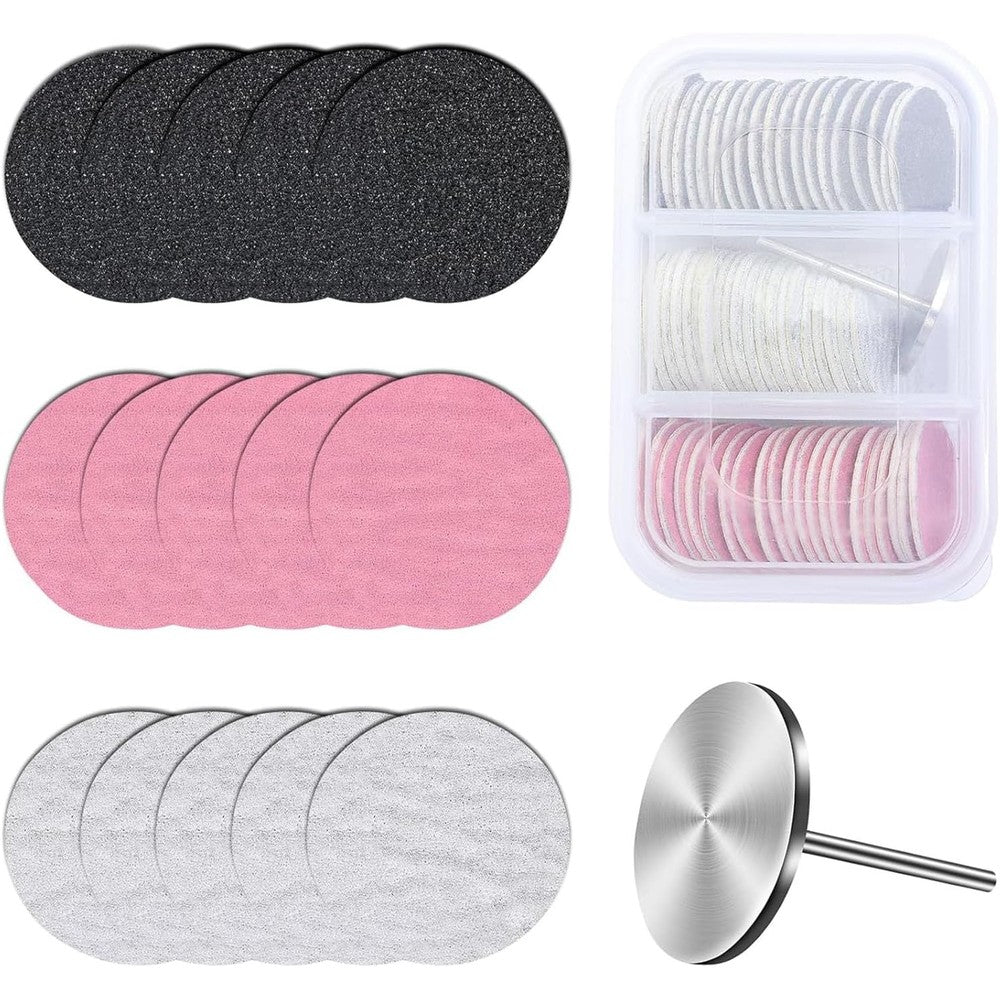MelodySusie 60 Pcs Replacement Sandpaper Discs set front view