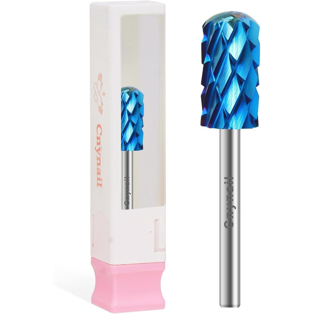 Cnynail large barrel tungsten carbide nail drill bit front view