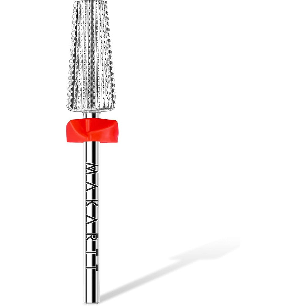 Makartt 5 in 1 nail drill bit fine silver front view