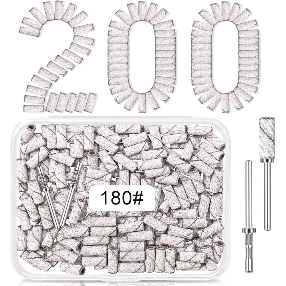 Meteorock 180 grit mini sanding bands set front view