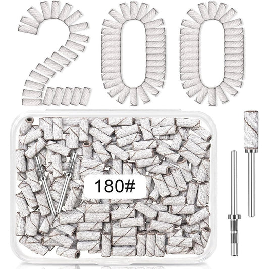 Meteorock 180 grit mini sanding bands set front view