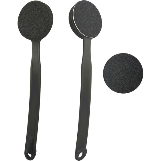 Beomeen double sided pumice stone for feet with long handle