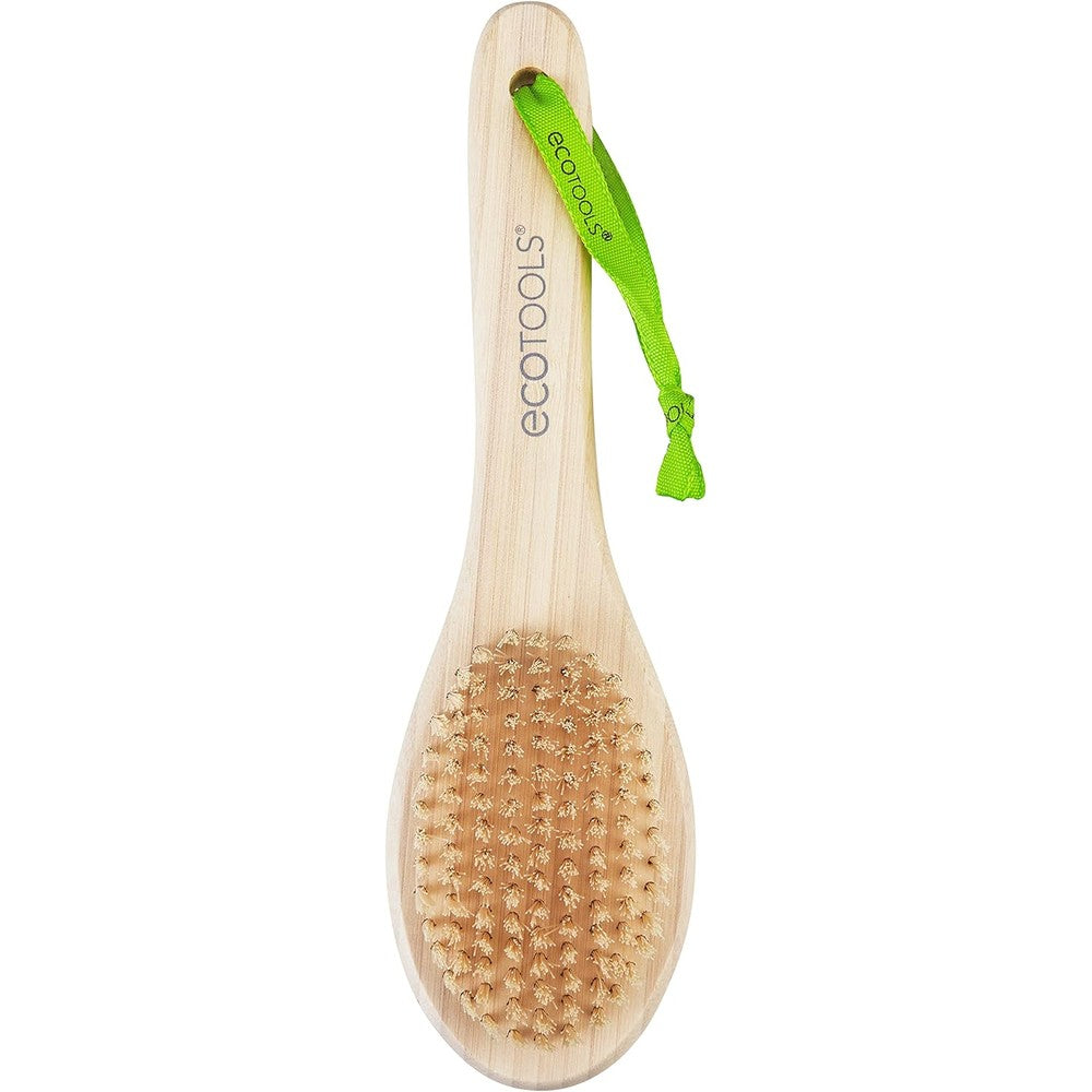 EcoTools bamboo foot brush and pumice front view