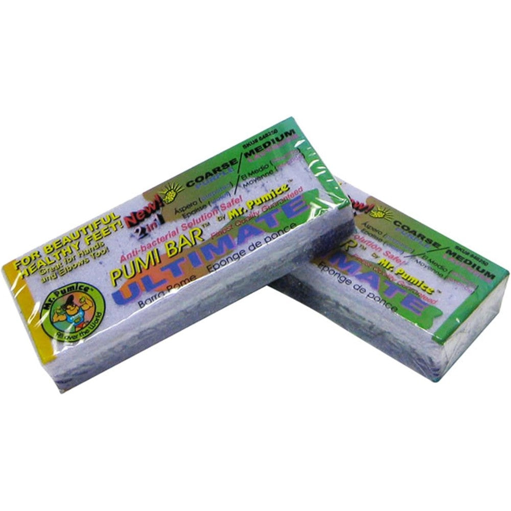 Mr. Pumice Ultimate Pumi Bar dual grit callus remover stone front view