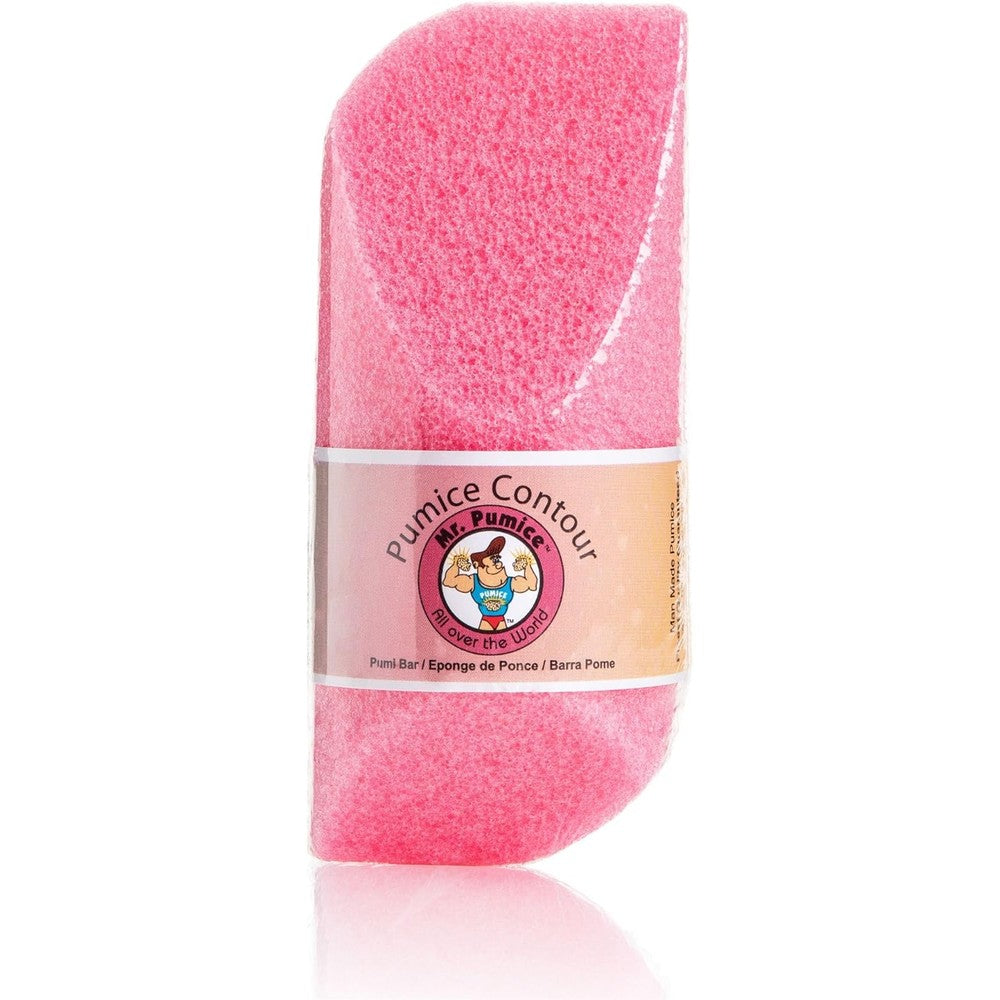 Mr. Pumice Pink Contour Bar front view for callus removal