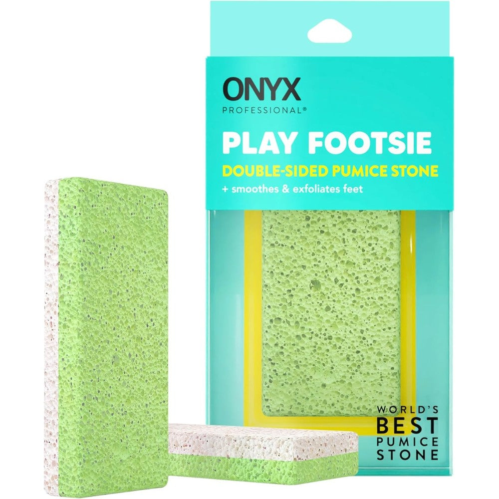 Onyx Professional 2-in-1 siliglass pumice stone front view